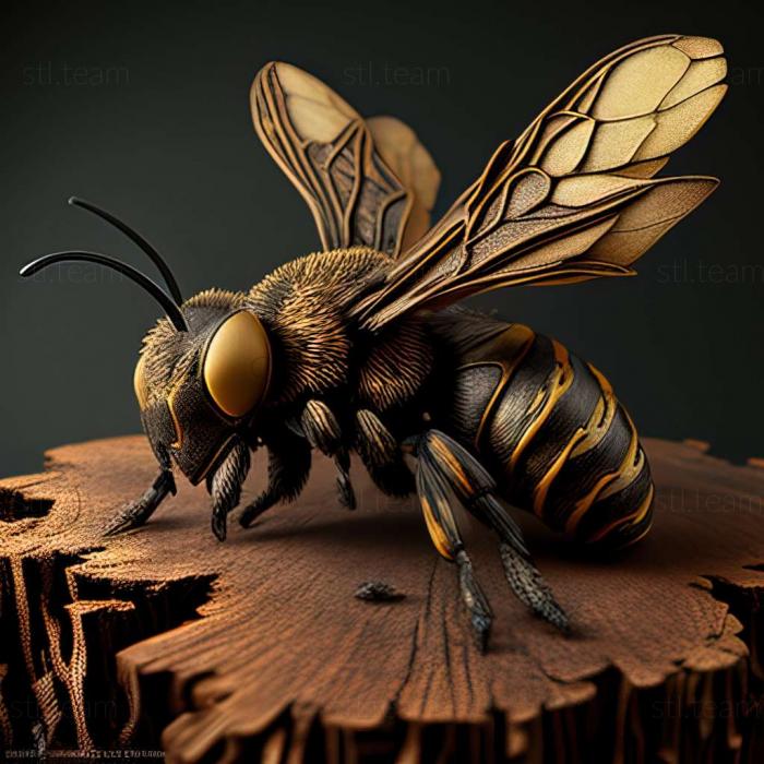 3D model Megachile uralis (STL)